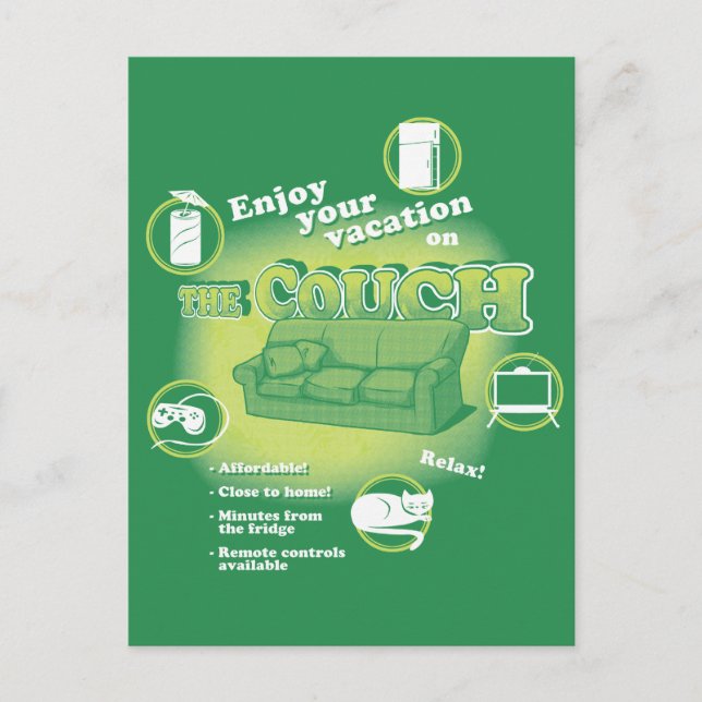 Couchwohnung Postkarte (Vorderseite)