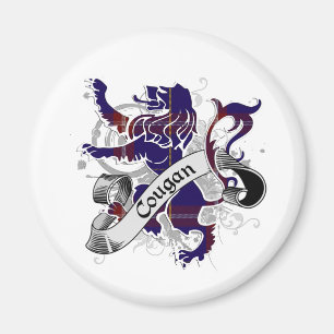 Cougan Tartan Lion Magnet