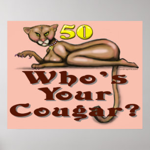 Cougar bei 50 Poster