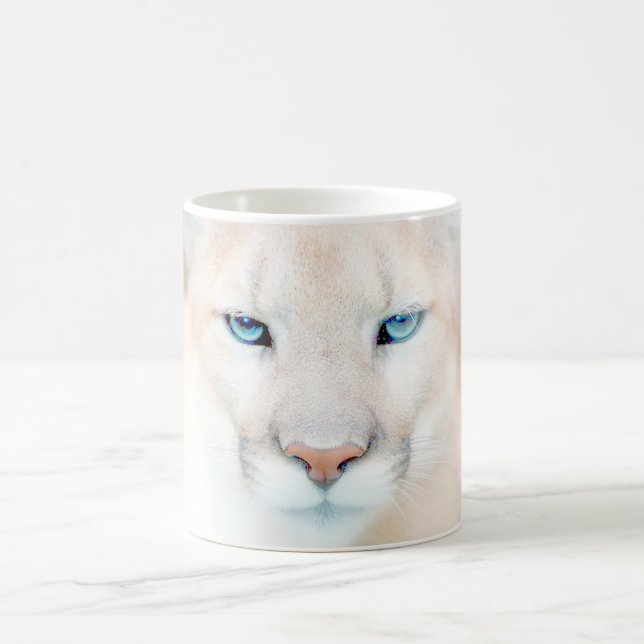 Cougar-Gesichts-Tier-Kaffee-Tasse Kaffeetasse (Mittel)