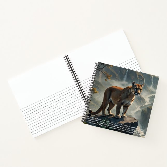 Cougar Hardcover Notizbuch (Innenseite)