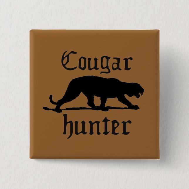 COUGAR HUNTER BUTTON (Vorderseite)