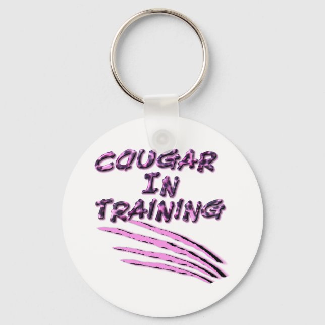 Cougar in Training-2-Key-Kette Schlüsselanhänger (Vorderseite)