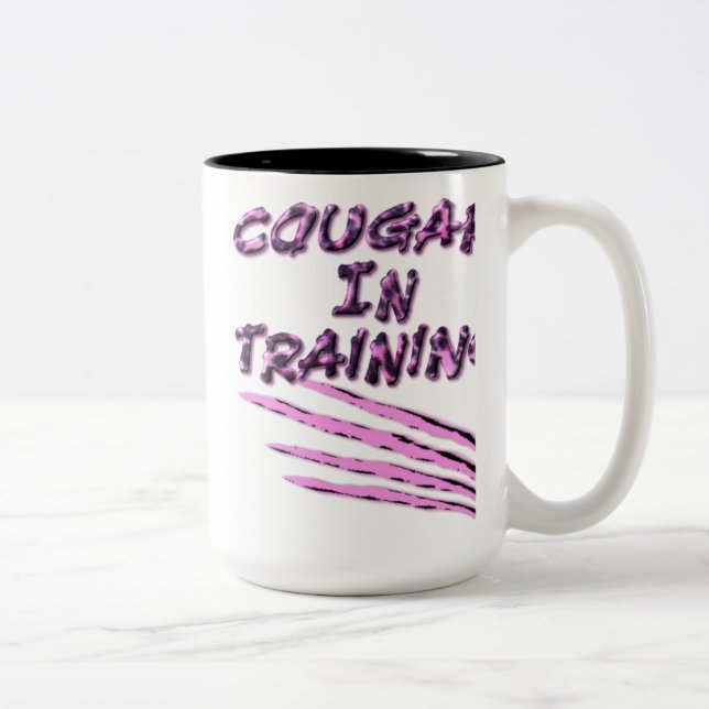 Cougar in Training Claw Marks Tasse (Rechts)