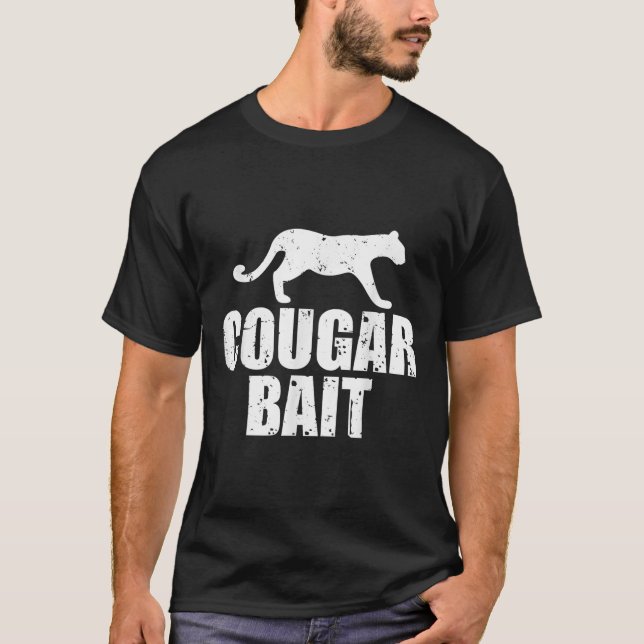 Cougar Köder Lustiges Geschenk Cougar Jagd Angeln  T-Shirt (Vorderseite)