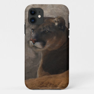 Cougar Mountain Lion Big Cat Art Design Case-Mate iPhone Hülle