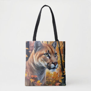 Cougar Mountain Lion Herbst Kunst