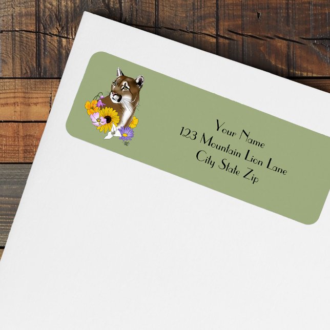 Cougar Mountain Lion Puma Blume (Von Creator hochgeladen)