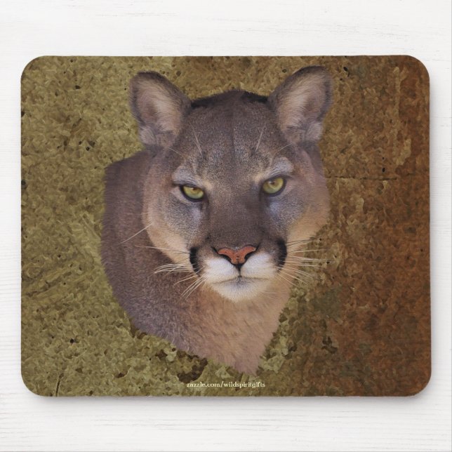 COUGAR Mountain Lion Wildlife Mousepad (Vorne)
