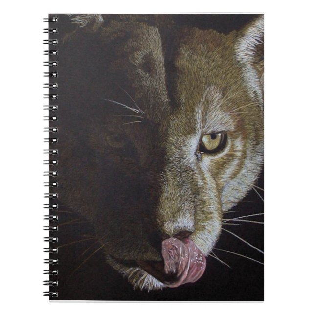 Cougar Night Notizblock (Vorderseite)