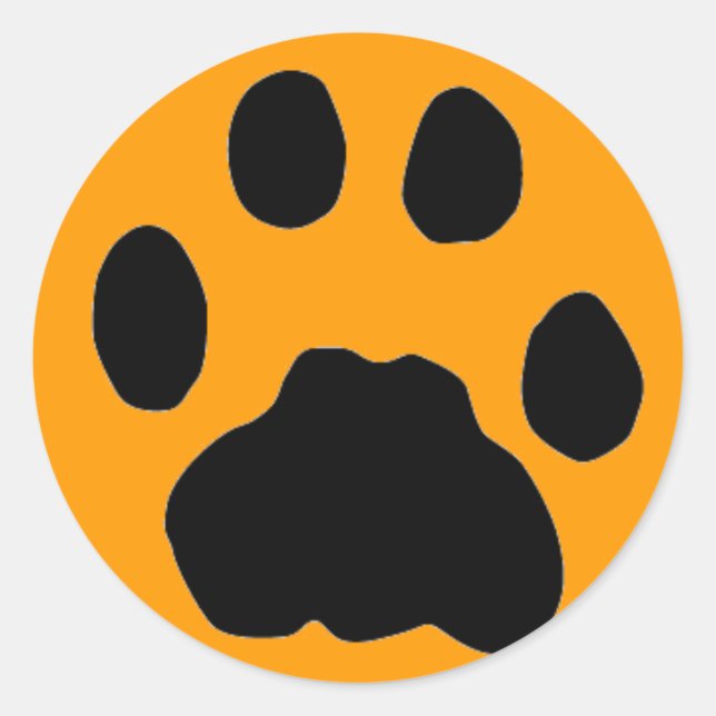 COUGAR PAW DRUCKEN RUNDER AUFKLEBER (Vorderseite)