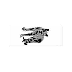 Cougar Puma Mountain Lion Thunder_Cove Gummistempel