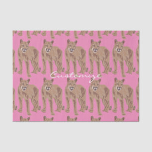 Cougar Puma Mountain Lion Thunder_Cove Seidenpapier