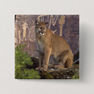 Cougar und Pictografs Button