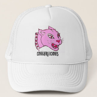 COUGARLICIOUS PUMA-DRUCK IM PINK TRUCKERKAPPE