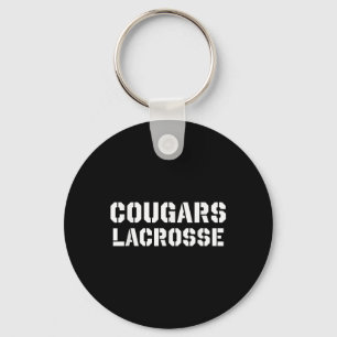 Cougars Lacrosse Vintag Clic Lax Mascot Team Gear Schlüsselanhänger