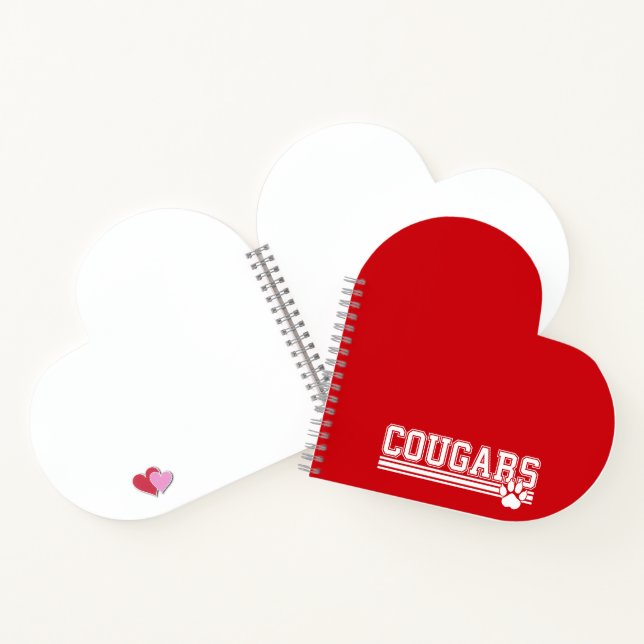Cougars-Notebook Notizbuch (Innenseite)