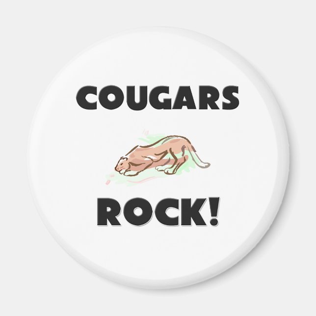 Cougars Rock Magnet (Vorne)