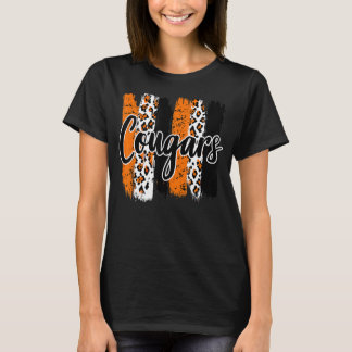 Cougars School Sports Fan Team Spirit Mascot T-Shirt