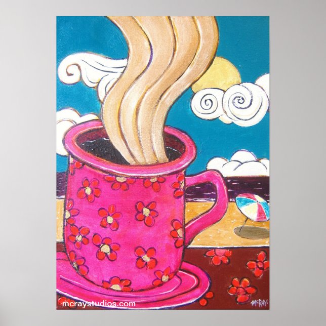 "Couleurs Cafe" Poster (Vorne)