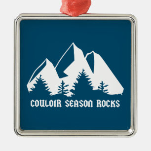 Couloir Season Rocks Ornament Aus Metall