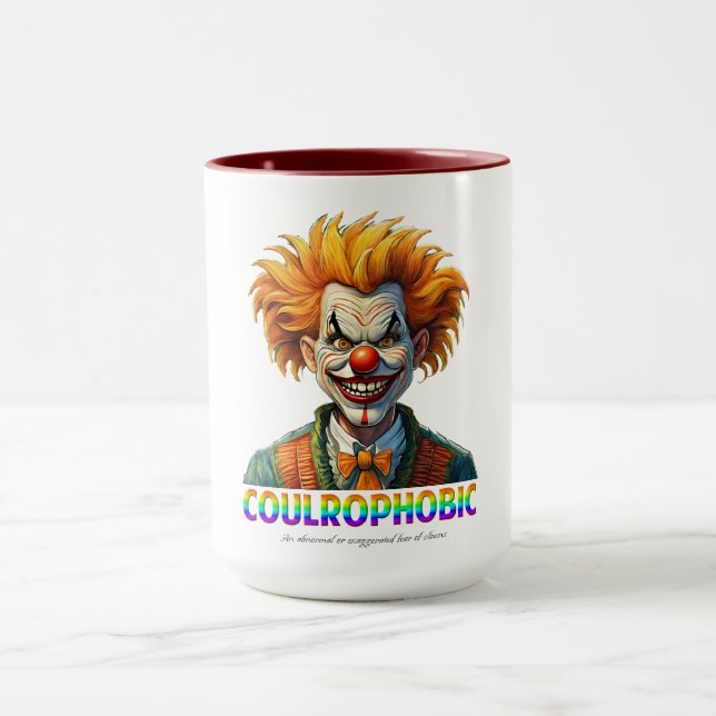 Coulrophobische Clowns Combo Tasse (Zentrum)