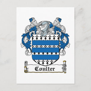 Coulter Familienwappen Postkarte
