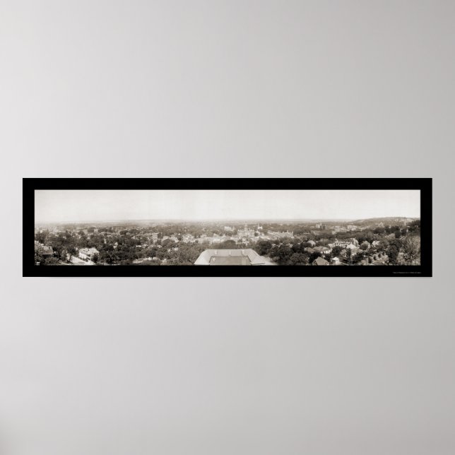 Council Bluffs Iowa Foto 1908 Poster (Vorne)