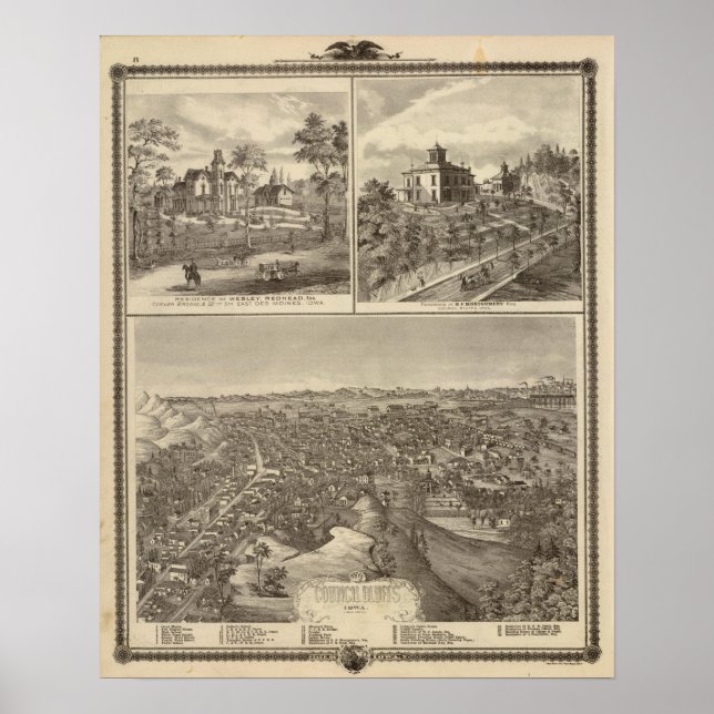 Council Bluffs Poster (Vorne)