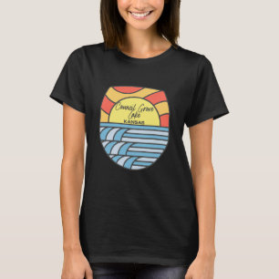 Council Grove Lake Kansas KS Sonnenuntergang Sonne T-Shirt