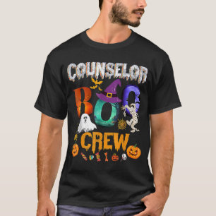 Counselor Boo Crew Lehrer Student Halloween Kosten T-Shirt