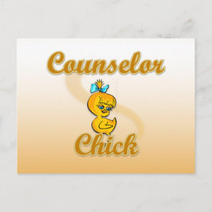 Counselor Chick Postkarte