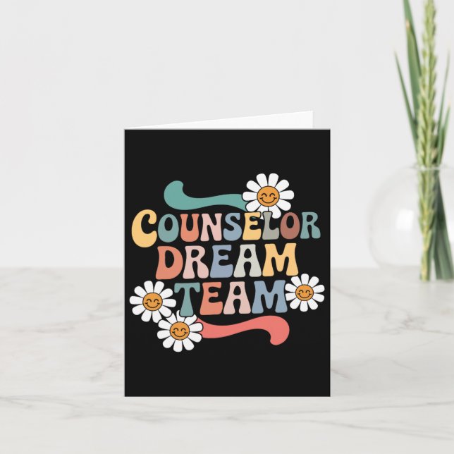 Counselor Dream Team Zurück zur Schule Karte (Vorderseite)