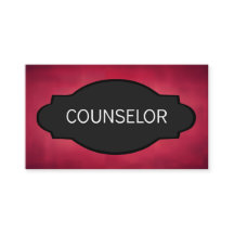 Counselor Elegant Name Plate