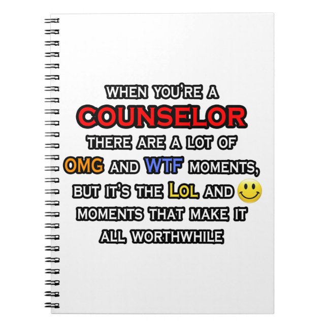 Counselor ... OMG WTF LOL Notizblock (Vorderseite)