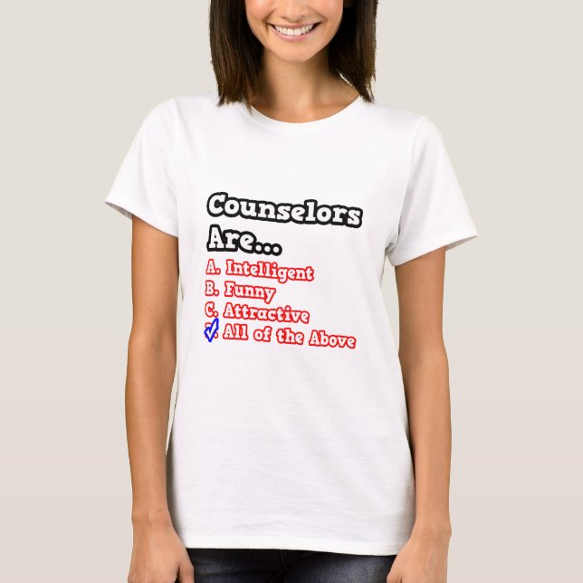 Counselor Quiz...Joke T-Shirt (Vorderseite)