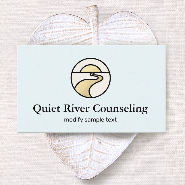 Counselor Winding River Horizon Logo Visitenkarte (Von Creator hochgeladen)