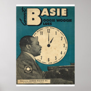 Count Basie Cover of sheet music Poster
