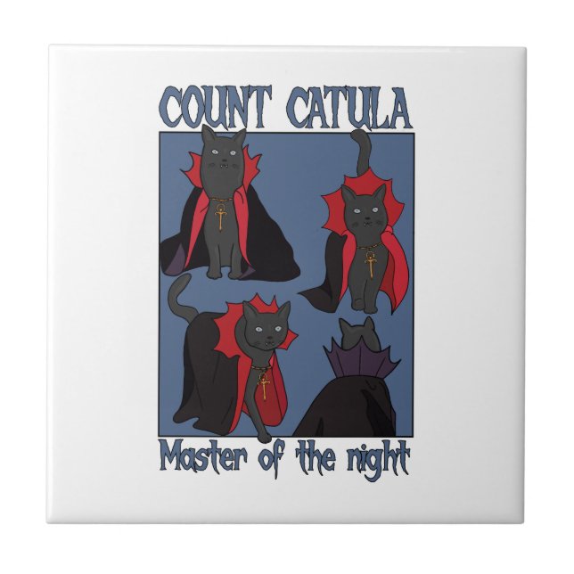 Count Catula Master of the Night Fliese (Vorderseite)