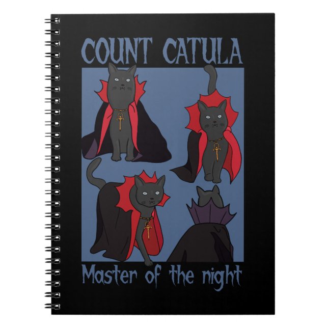 Count Catula Master of the Night Notizblock (Vorderseite)