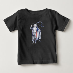 Count Catula Vampire Cat Baby T-shirt
