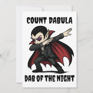 Count Dabula dabs durch die Nacht Einladung