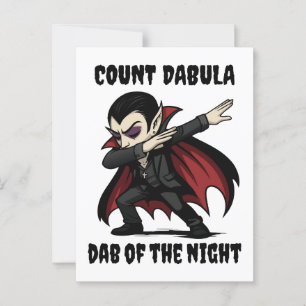 Count Dabula dabs durch die Nacht Postkarte