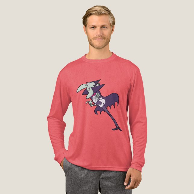 Count Dapper: Ein sehr modisches Halloween-Fell Tri-Blend Shirt (Volle Vorderseite)