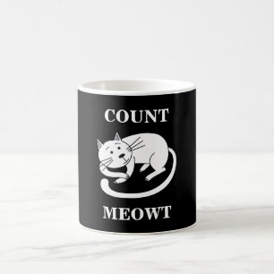 Count Meowt Kitty Funny Cat Pub Kaffeetasse