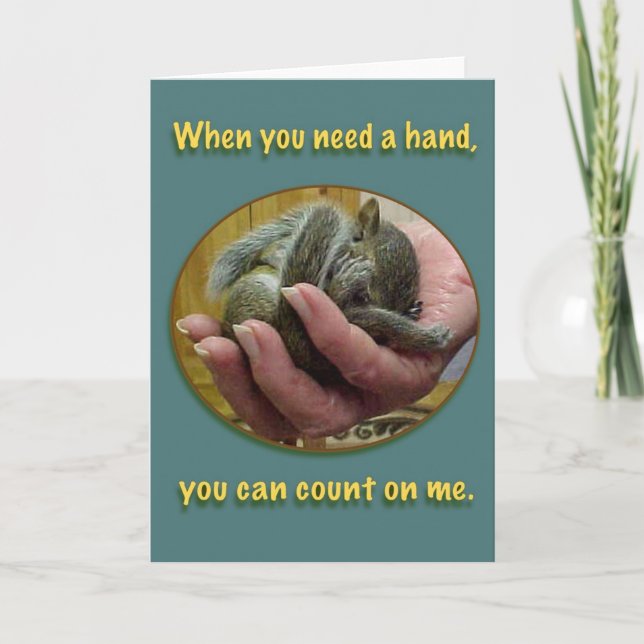 Count on Me Karte (Vorderseite)