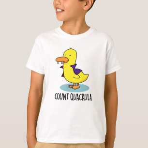 Count Quackula Funny Duck Pun T-Shirt