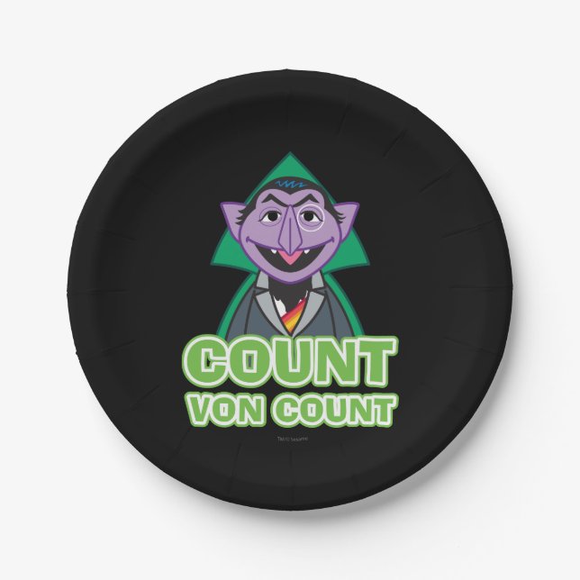 Count von Count Classic Style 2 Pappteller (Vorderseite)