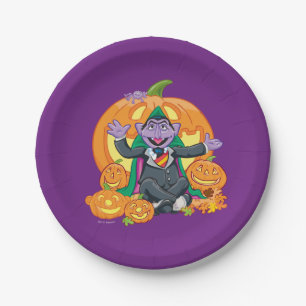 Count von Count   Halloween Pumpkins Pappteller