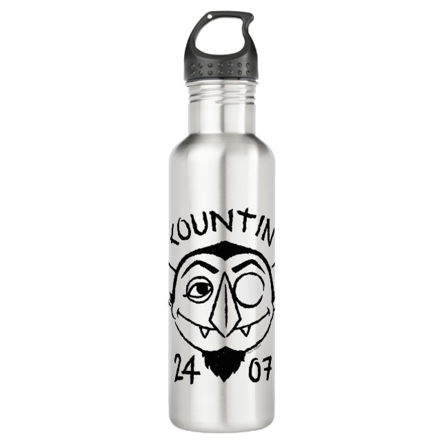 Count von Count Skate Logo - Countin' 24/7 Edelstahlflasche (Vorderseite)